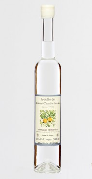 vignette Eau-de-Vie "Goutte de Reine-Claude Dorée" Laurent Cazottes