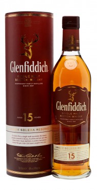 vignette GLENFIDDICH 15 ANS "SOLERA"