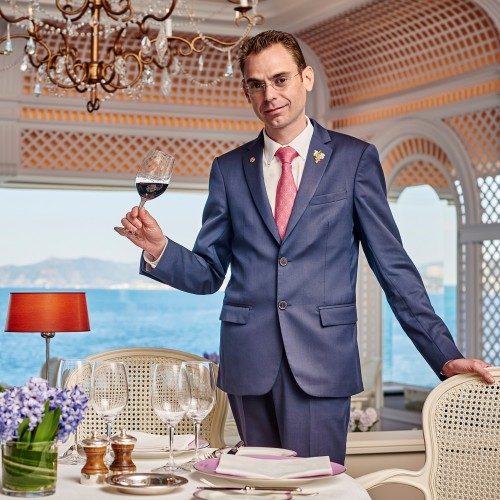 Xavier DINET, fomer Head Sommelier of the Hôtel du Cap-Eden-Roc